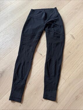 Kids Black High-Waist Active Leggings
